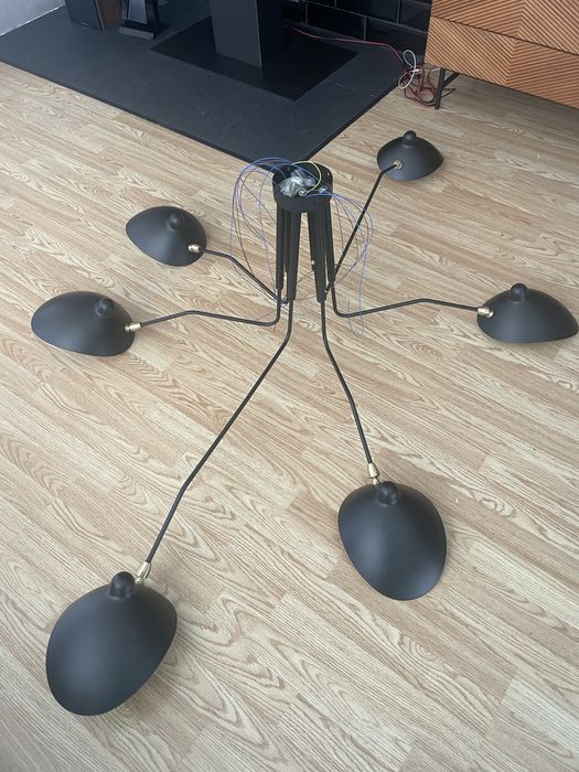 Candeeiro aranha tipo industrial