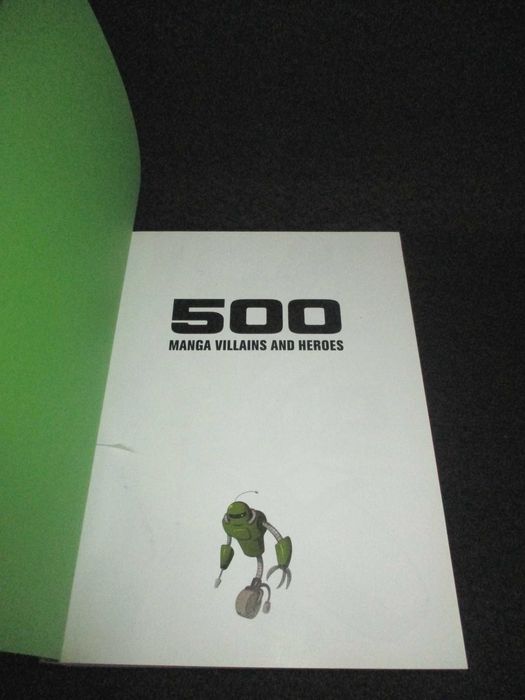 Livro 500 Manga Villains And Heroes Yishan Li