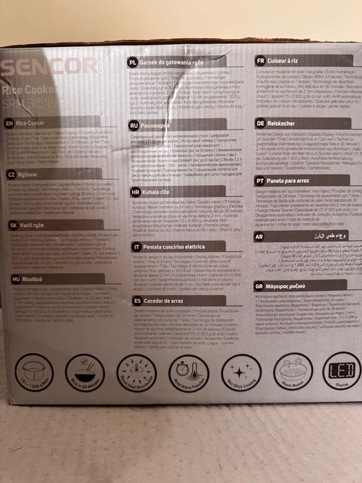 Multicooker/Ryżowar//garnek do gotowania ryżu SENCOR SRM3151BK