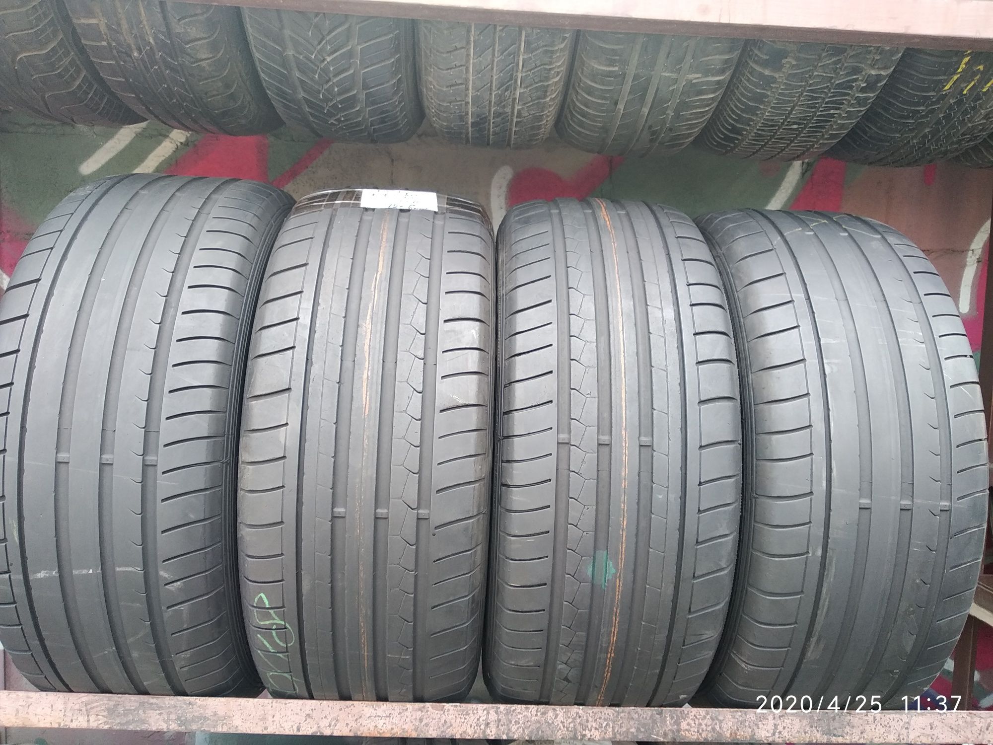 245/50r18 Dunlop Pirelli Michelin Bridgestone лето б/у шины с Германии