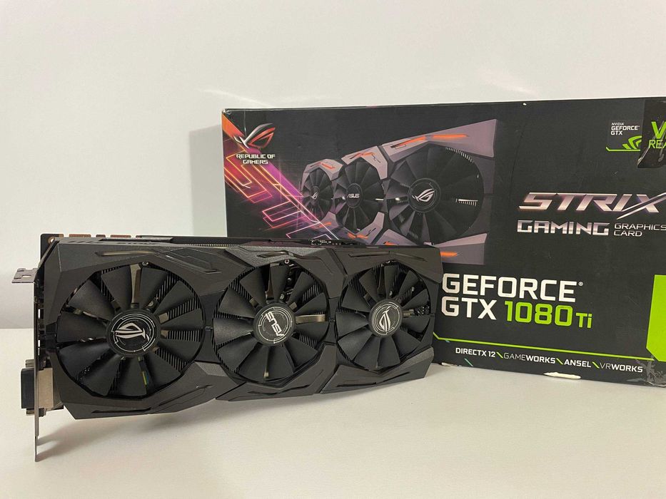 Відеокарта GTX 1080 Ti ASUS ROG STRIX 11G (Комплект)