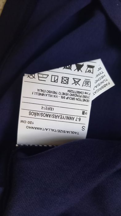 T-shirt  Benetton rozmiar 120