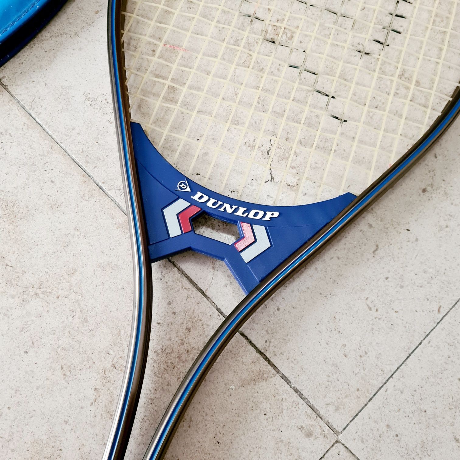 Raquete tenis vintage Dunlop X10 senior, L2
