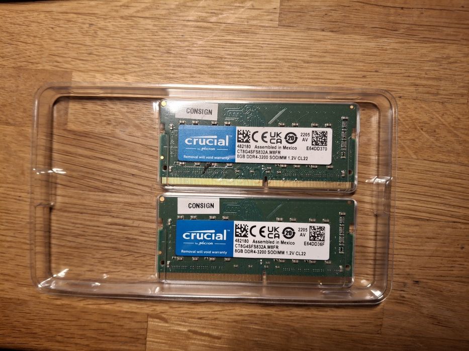 Pamięć RAM 16GB SODIMM (2X8GB)