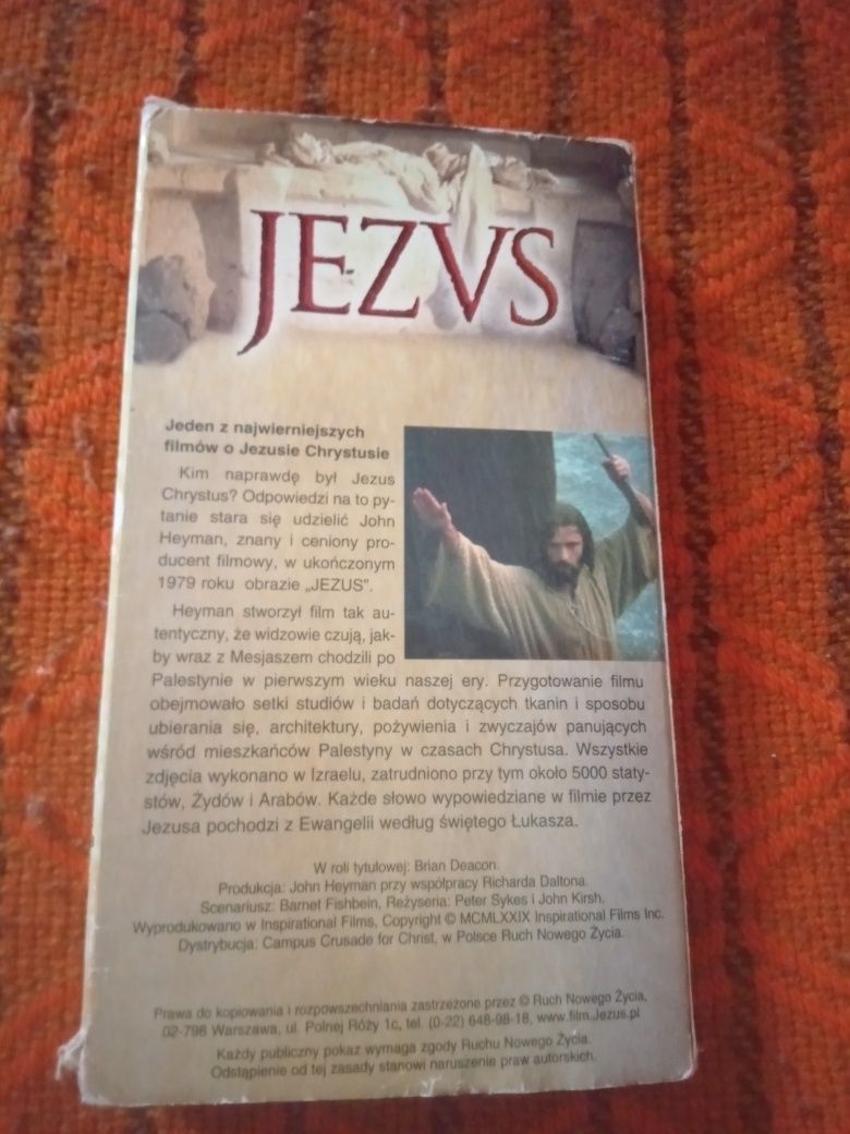 Jezus kaseta VHS.