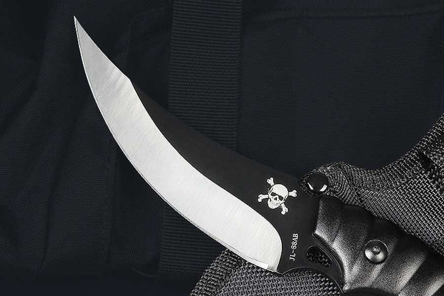 Nóż Taktyczny Karambit CZARNA WDOWA Full Tang CS-GO ND47