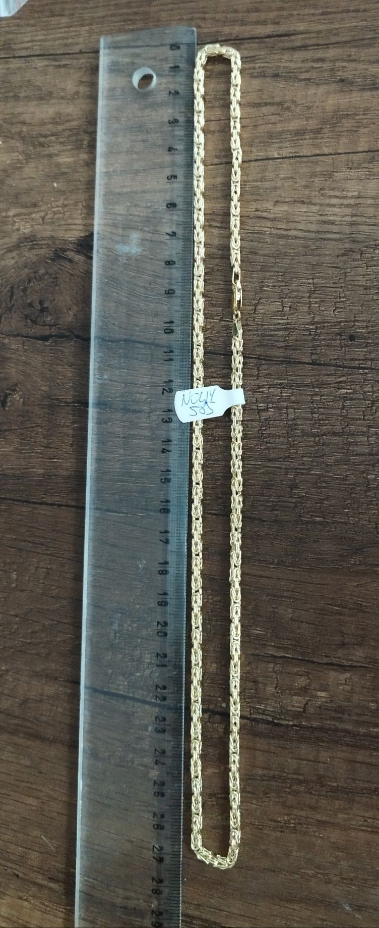 Nowy piękny złoty łańcuch krolewski 585 14k 13.49gr 55cm unikat!!!