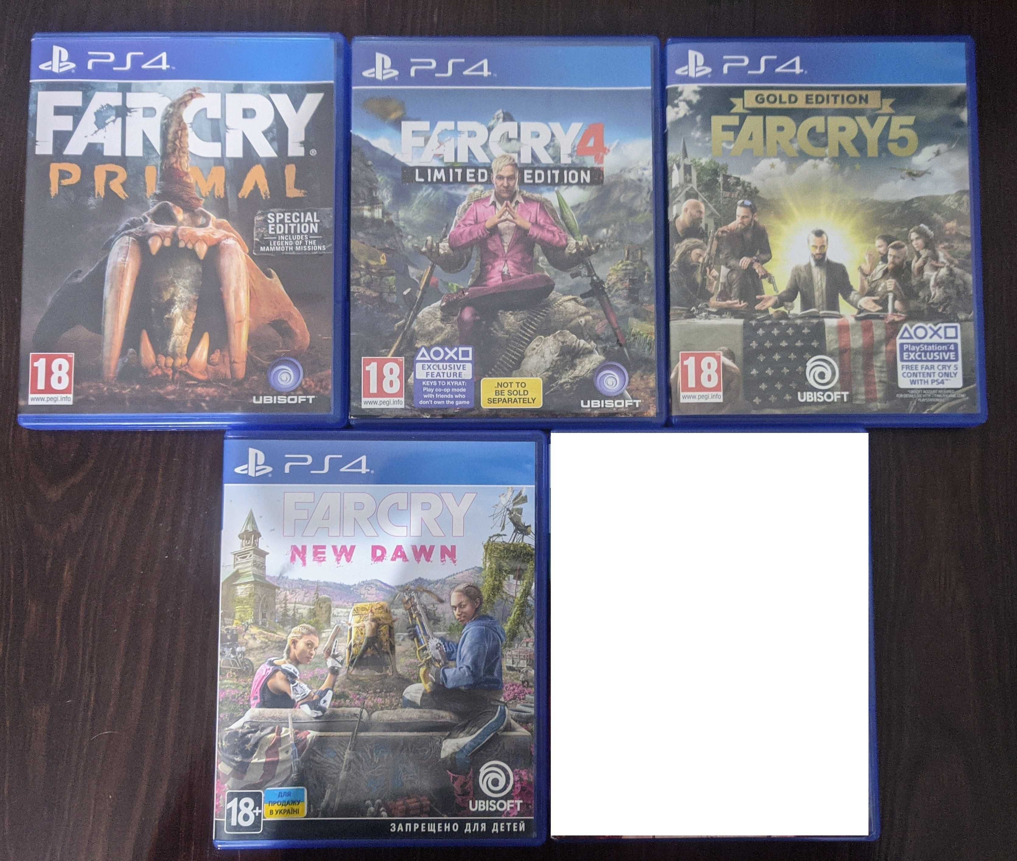 Far cry collection (PS4/5) Паком