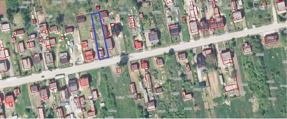 Działka budowlana 600 m2 ze starym domem, Gosań