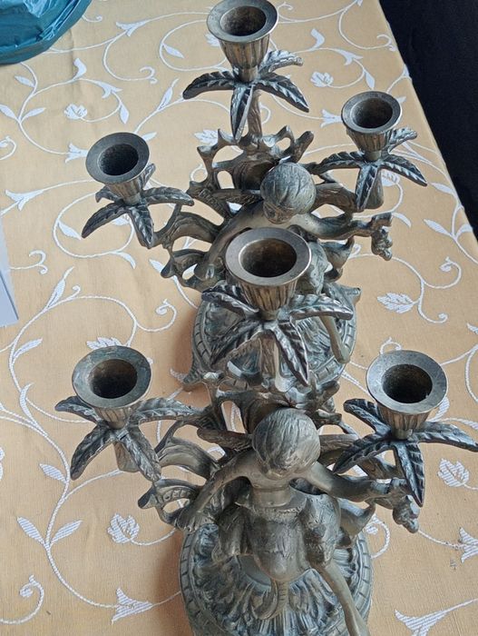 Cristicais de bronze latão maciço