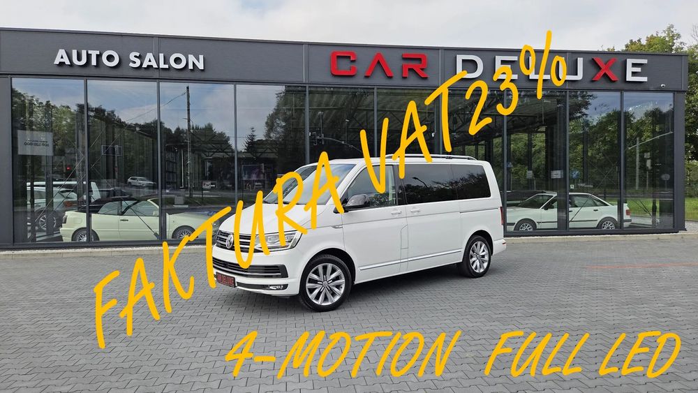 Volkswagen Multivan FV 23% / 4-MOTION / HIGHLINE / DYNAUDIO / Alcantara / Alu 18 / Hak