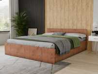 Łóżko + Materac  Dwuosobowe 160x200 + Stelaż Sypialnia Nowe