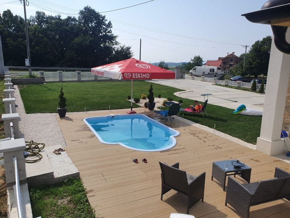 Basen Ogrodowy + FILTRACJA 5,20x2,55x1,10m Poliestrowy Laminat