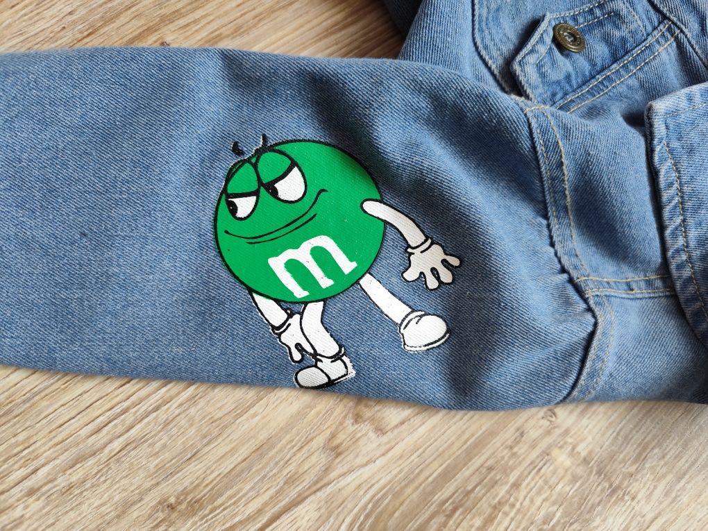 Kurtka z jeansu dżinsowa M&M's r. 110