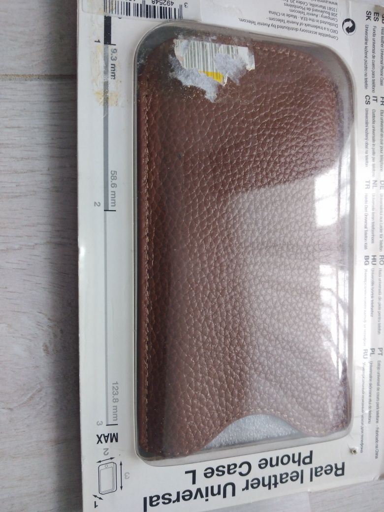 Etui na telefon skórzane NOWE