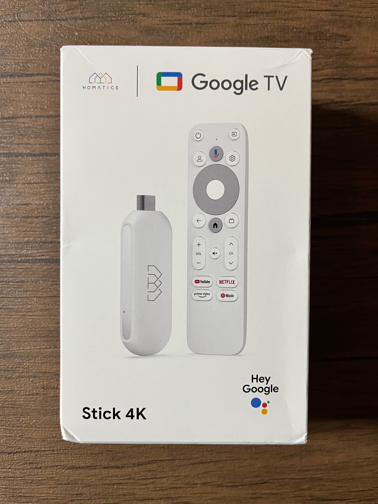 HOMATICS 4K TV Stick 2/32Gb Amlogic S905Y4 NETFLIX Smart TV Box