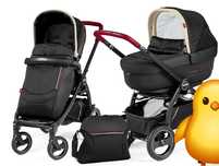 Wózek dziecięcy niemowlęcy Peg-Perego Fiat 500 gondola spacerówka 2w1