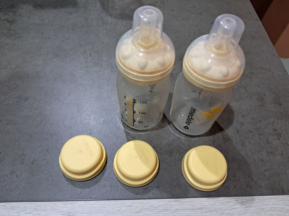 Conjunto de bomba extratora leite medela e acessórios