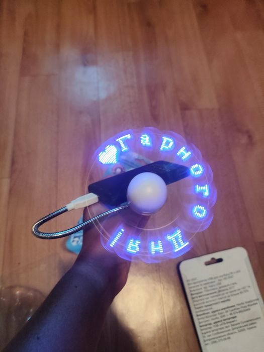 Мини вентилятор usb.