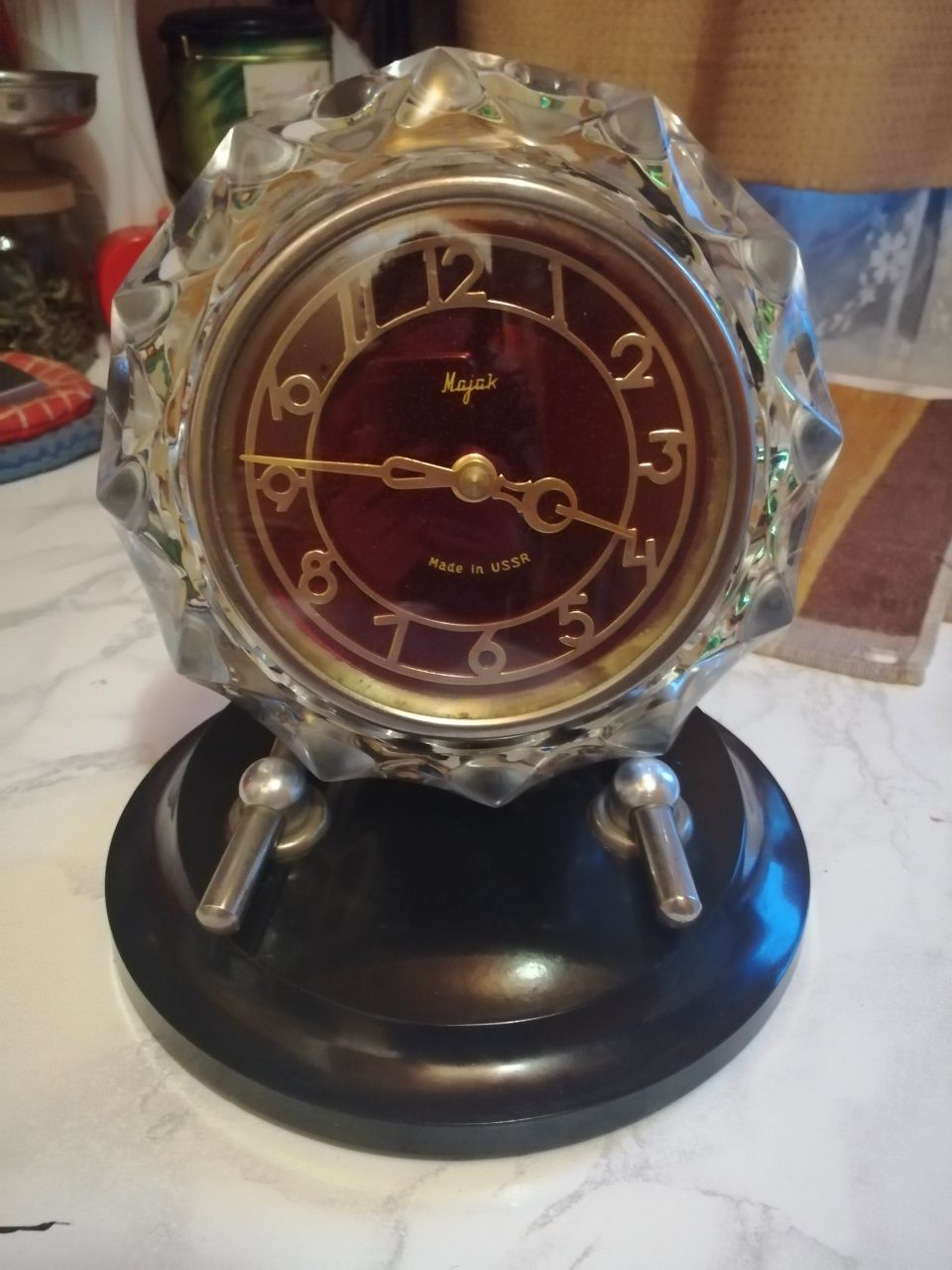 Часы старинные тяжёлые