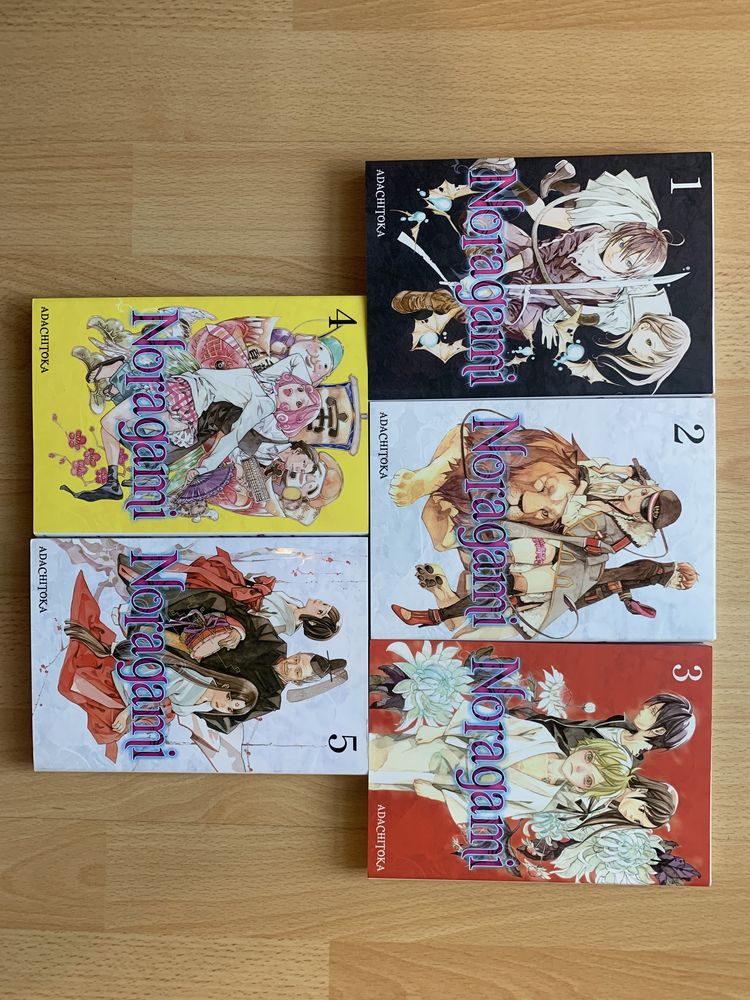 Noragami manga 1-5 tom