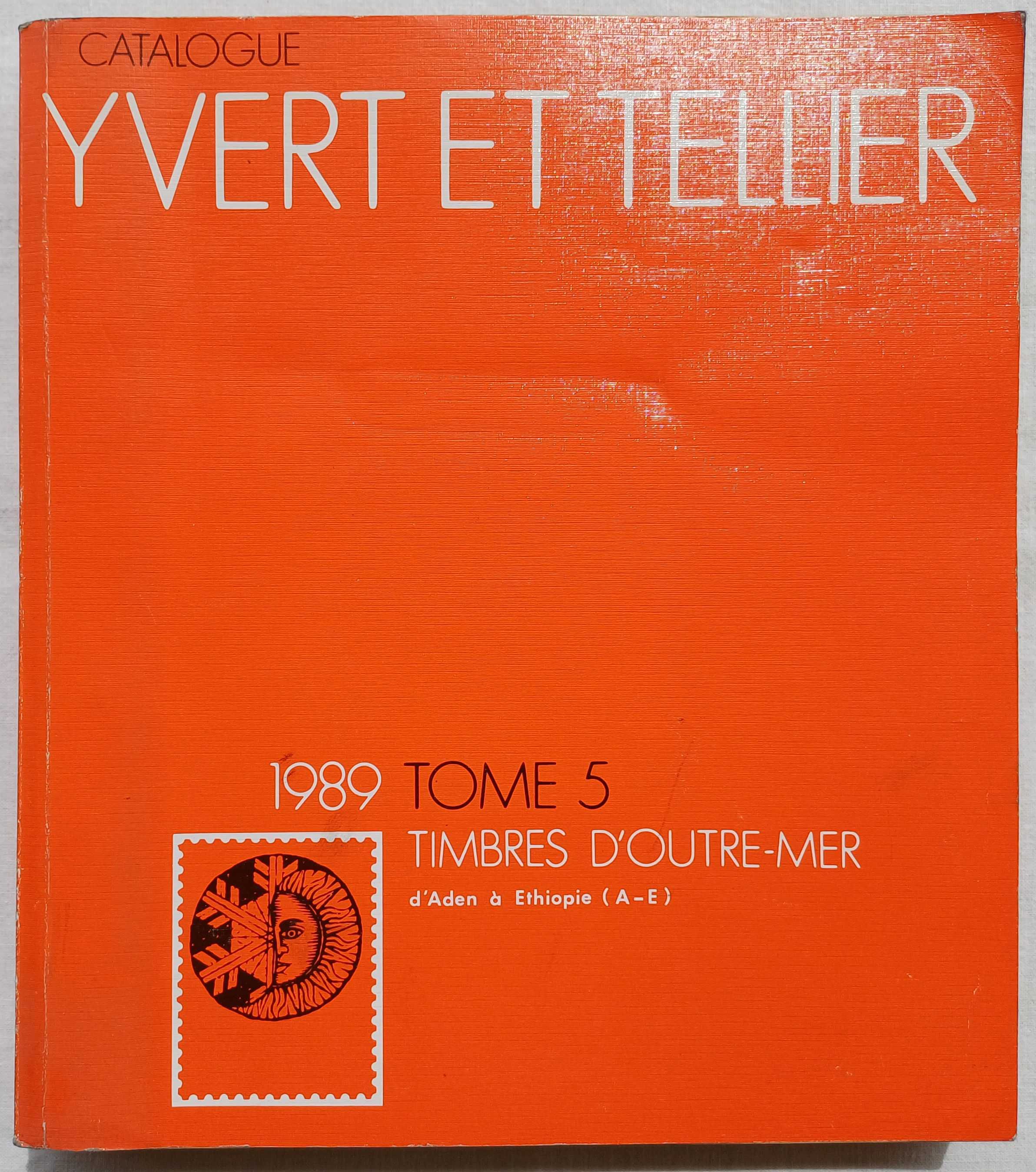 Catálogos de selos Yvert et Tellier de 1989 e 1996