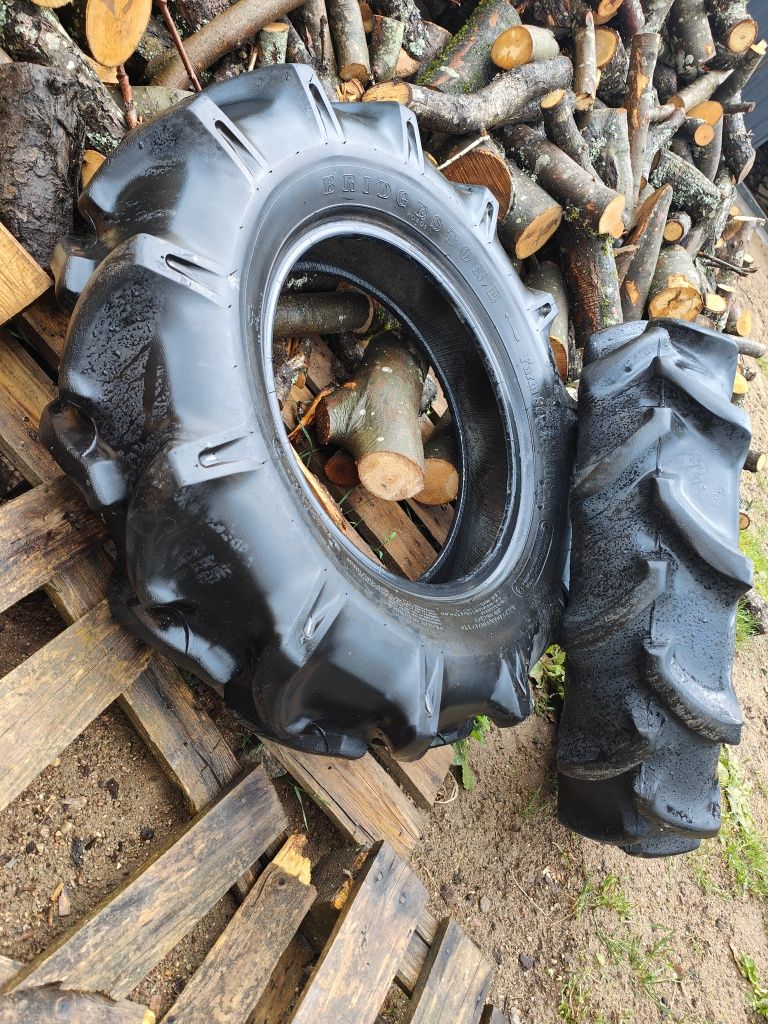 Para opony 8-16 jak nowe Bridgestone zachodnie lekko używane zdrowe