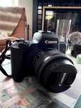 Canon EOS M50 Mark II + obiketyw 15-45mm+ KP 32BG +Neewer SL90 światło