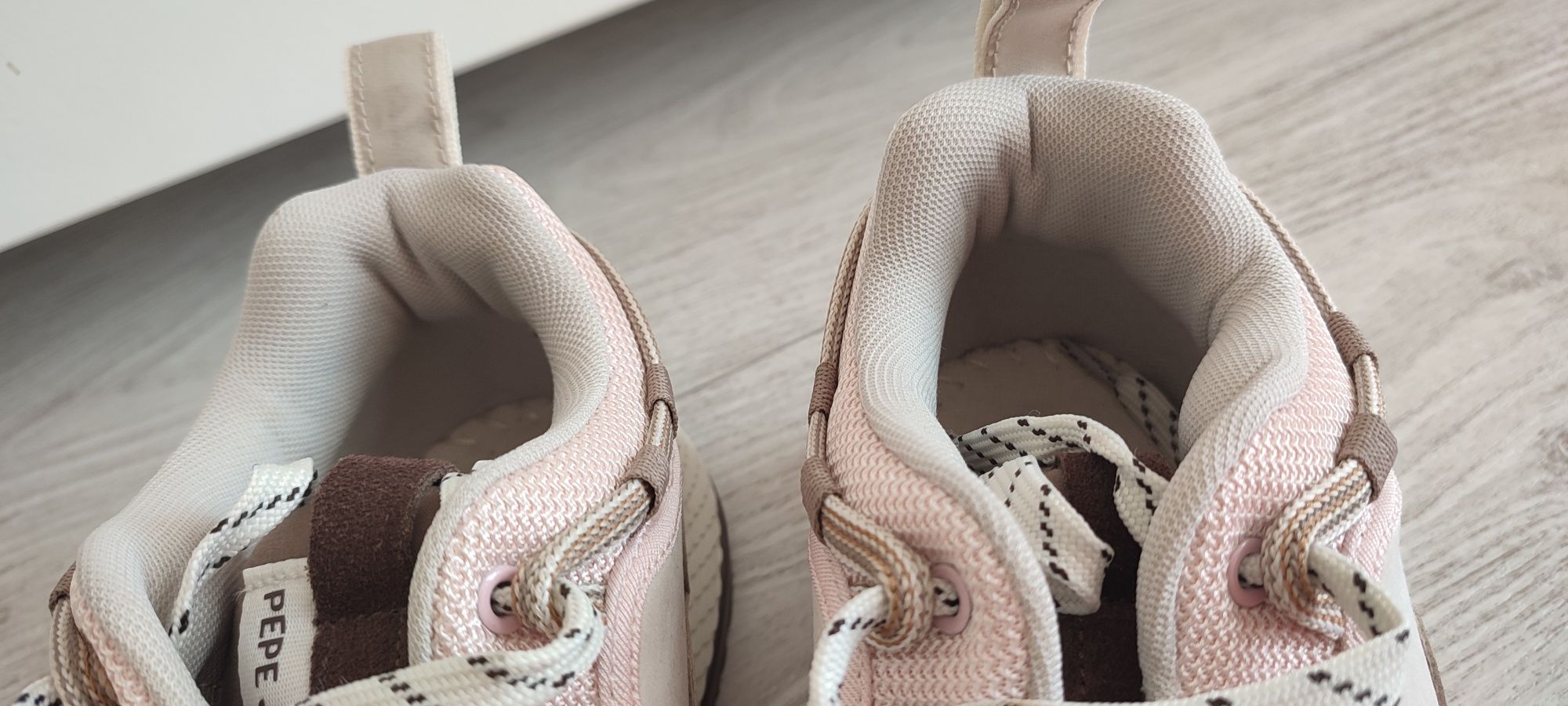 Sneakersy Pepe jeans KoKo Palmer 41 beżowe jasne buty sportowe
