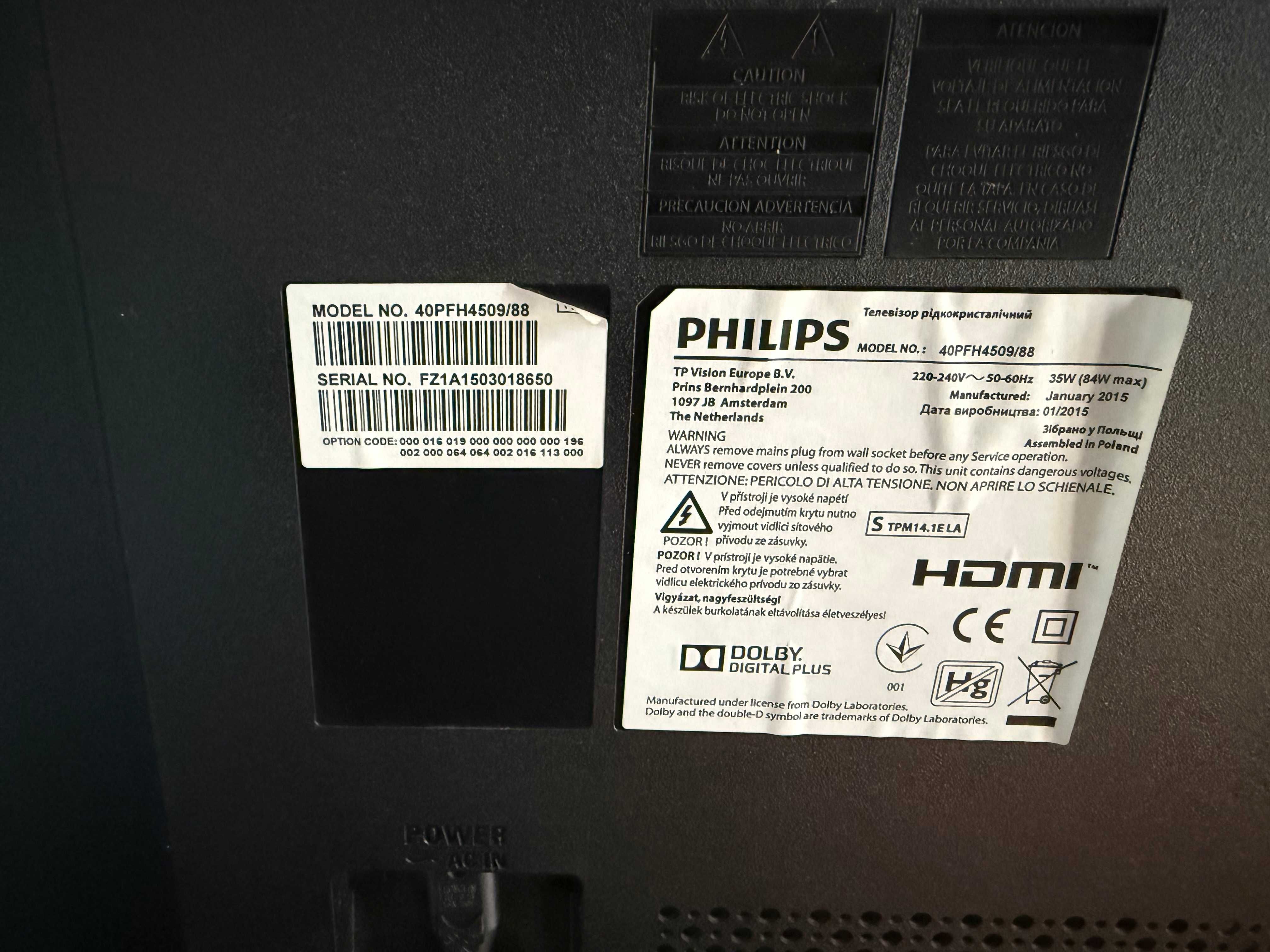 Televisão 43" PHILIPS
