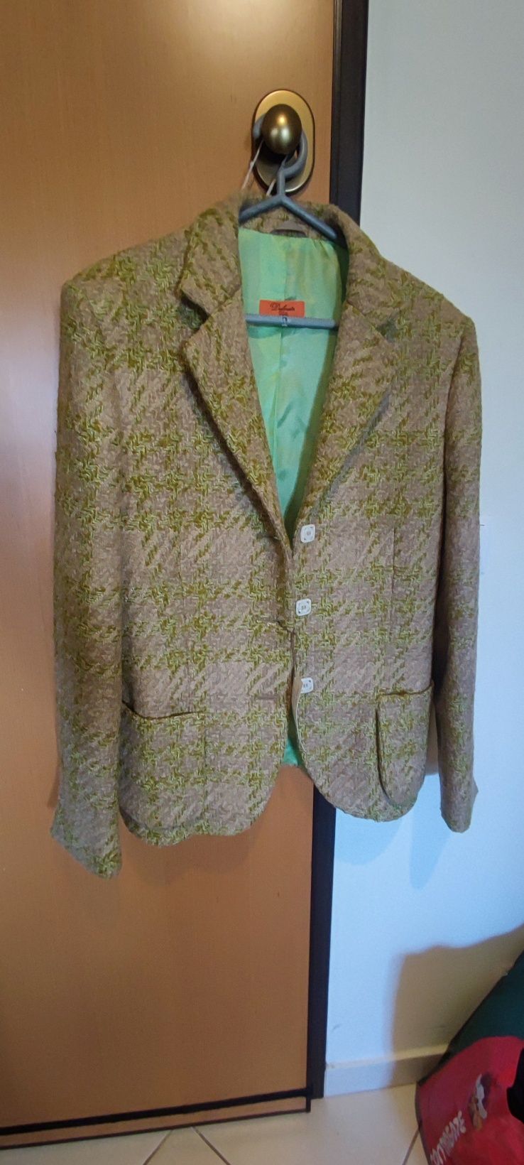 Blazer novo Verde e Beje