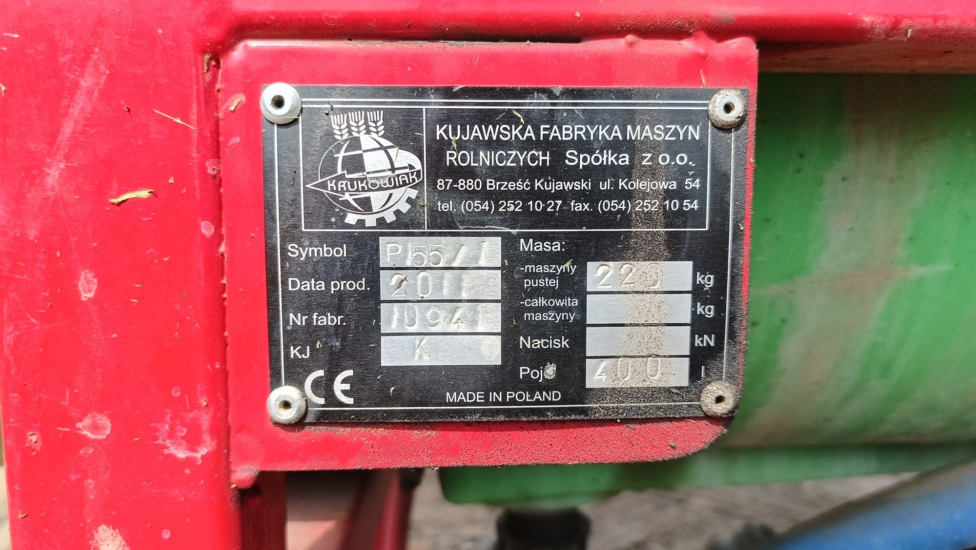 Opryskiwacz 400l Krukowiak 12m