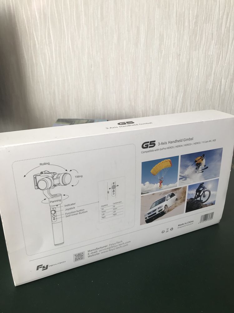 Стабілізатор стедікам для go pro G5 FeiyuTech