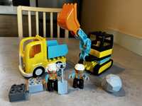 Lego Duplo 10931 Ciężarówka i koparka Gąsienicowa