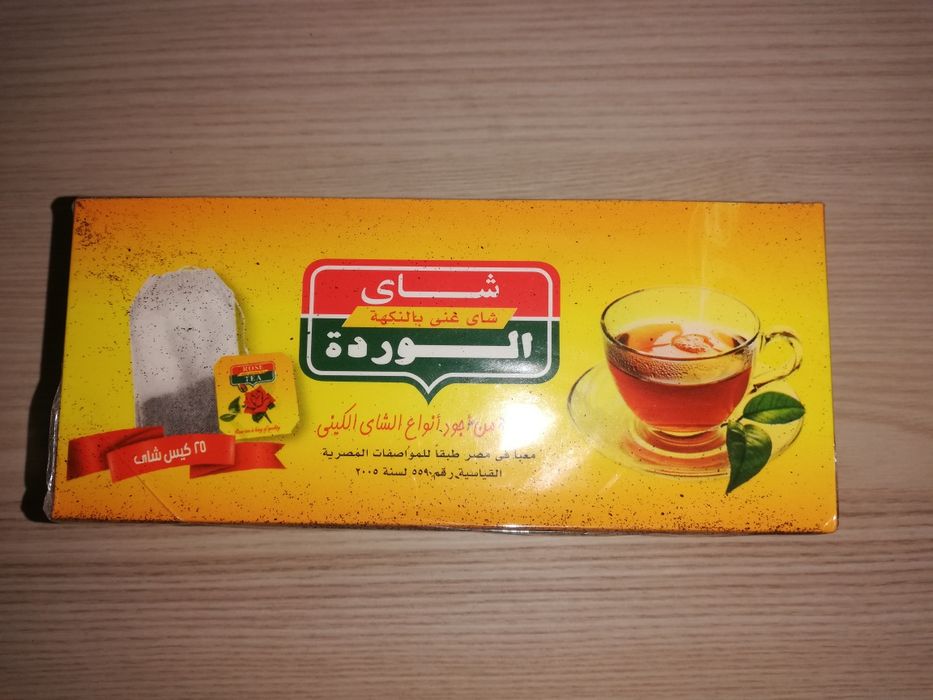 Herbata czarna ekspresowa Rose Tea 25 torebek Egipt