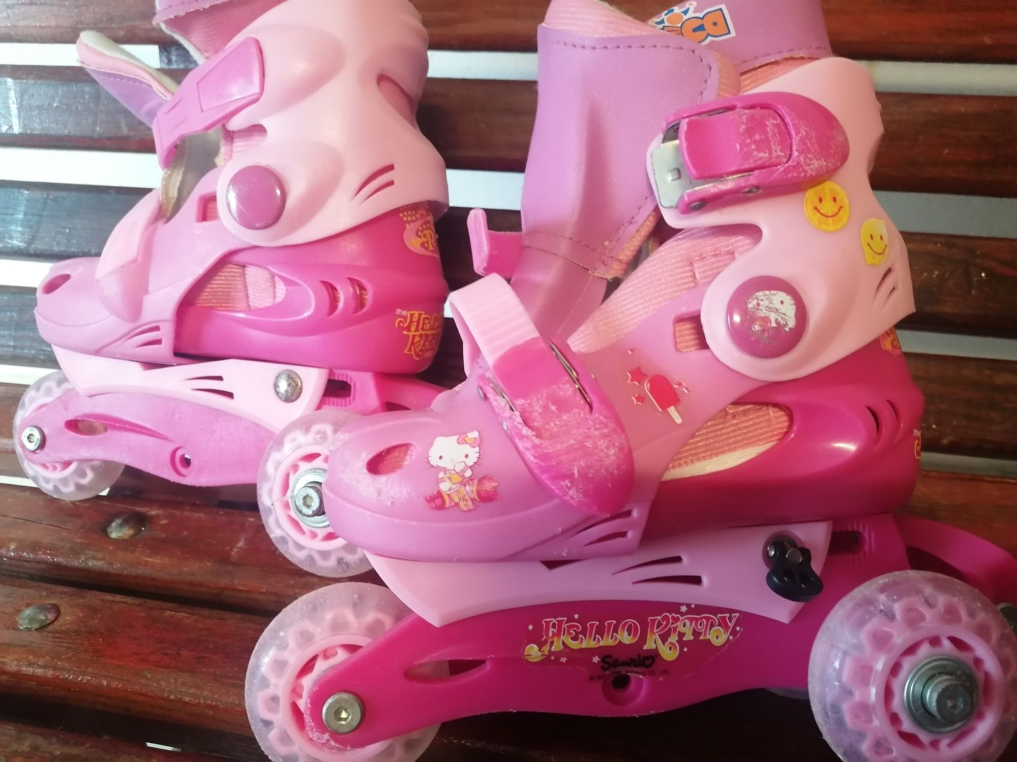Patins infantil, com três rodas