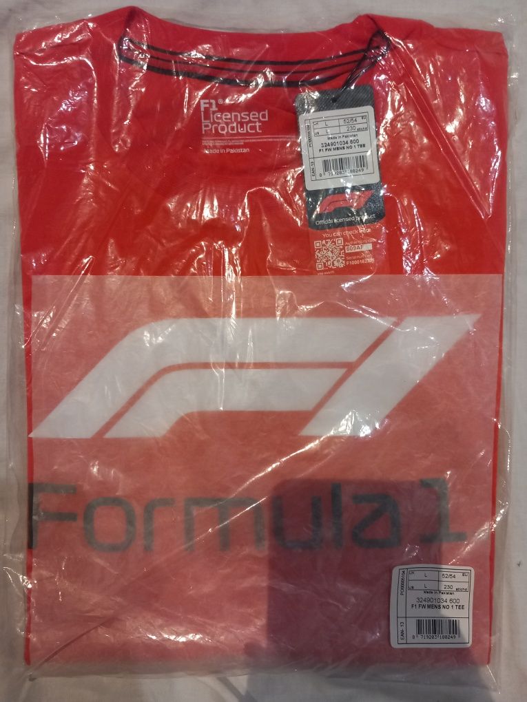 Nowy T-shirt Formula 1 F1