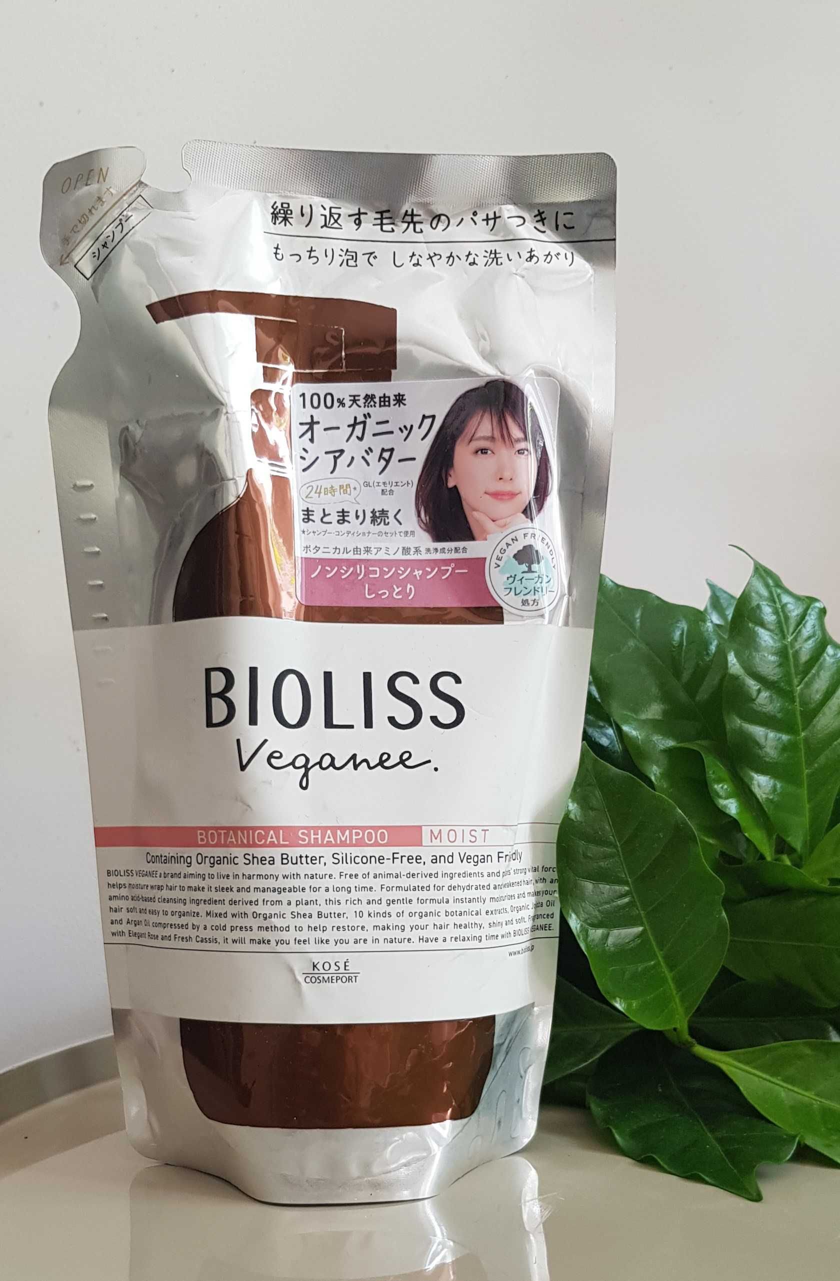 Kose, Bioliss, Wegański Botaniczny Szampon, 340 ml,