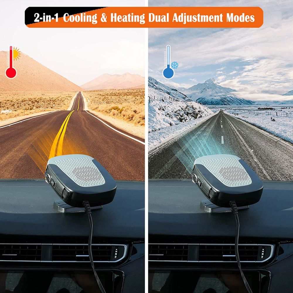 Автомобільний обігрівач Auto Heater Fan 2в1 обігрів та охолодження