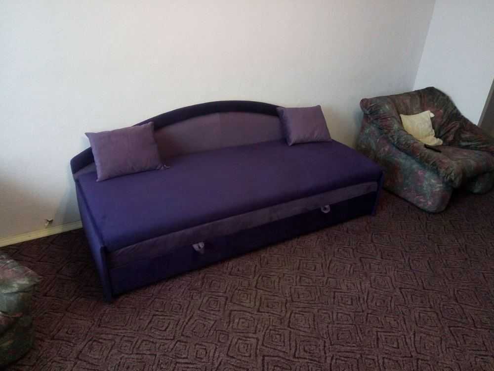 Диван раскладной прямой, диван-кровать на ламелиях, новый, софа