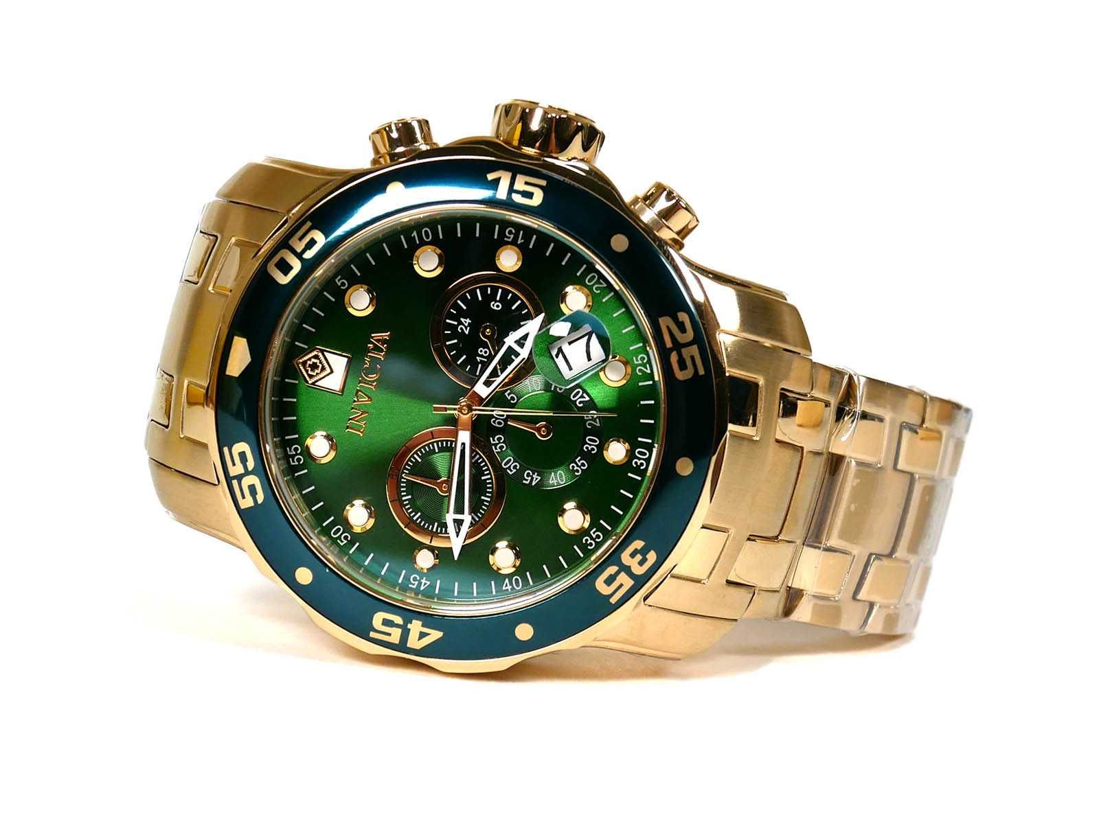 Часы Invicta 0075 Pro Diver Green Collection Master of the Oceans