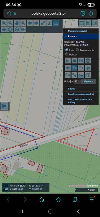 Sprzedam działkę rolno budowlaną Smogorzów