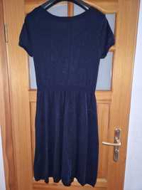 Mint & Berry granatowa dzianinowa sukienka rozmiar XL