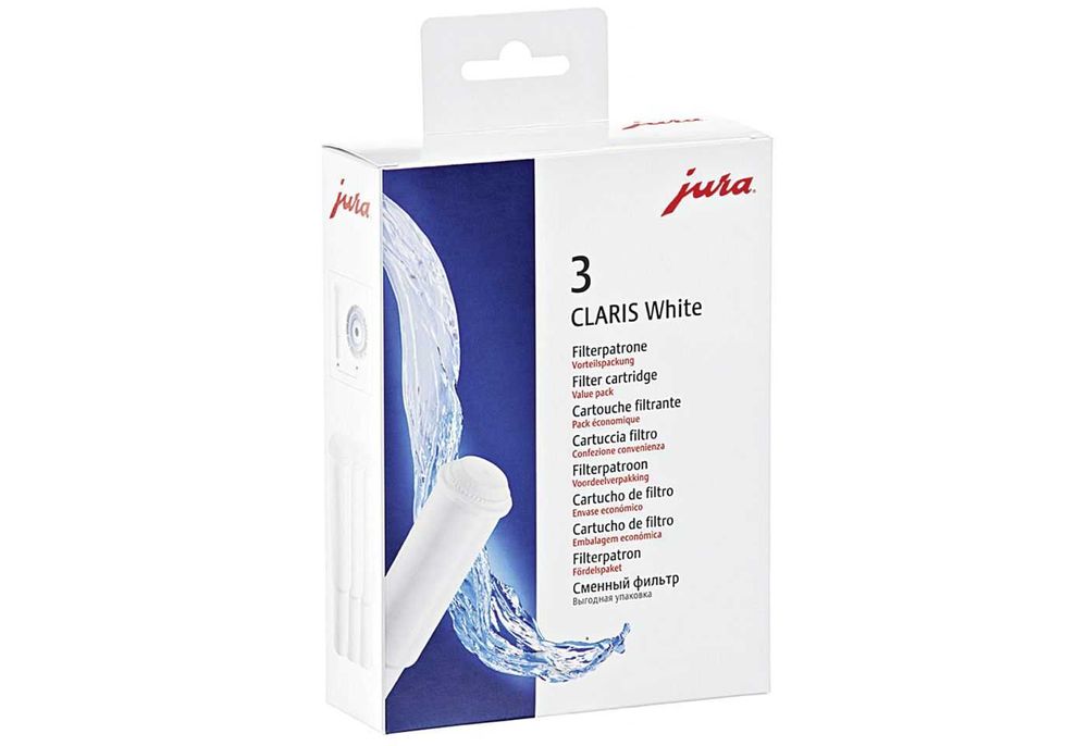 Jura Claris White Filtry do Wody 3 szt. 68739 Oryginalne Zestaw