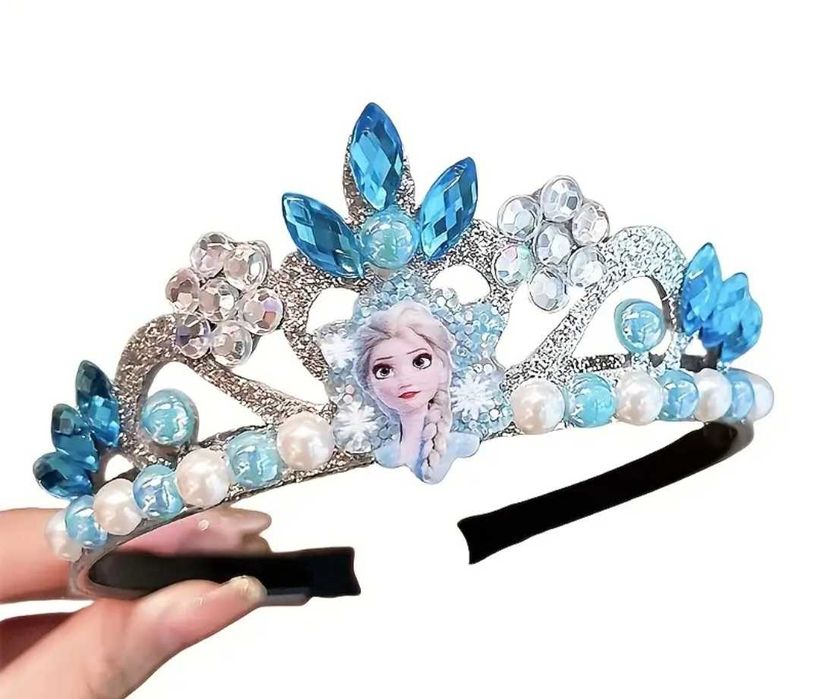 Opaska korona Elsa Kraina Lodu akcesoria przebranie