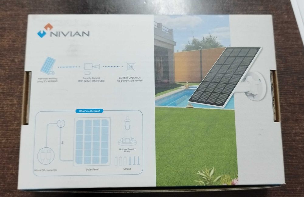 Painel Solar para camera vigilância