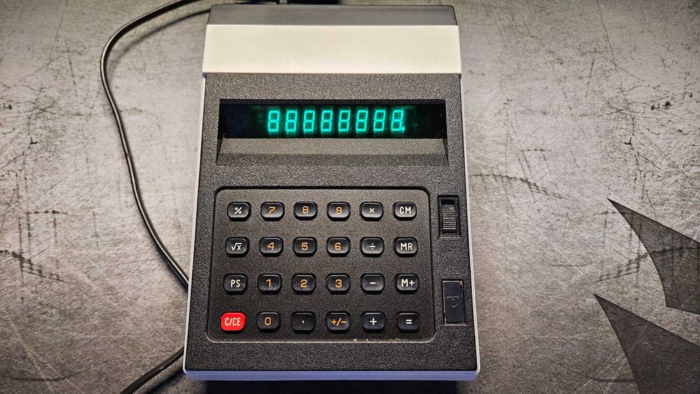 Retro Kalkulator Elwro 144 - sprawny