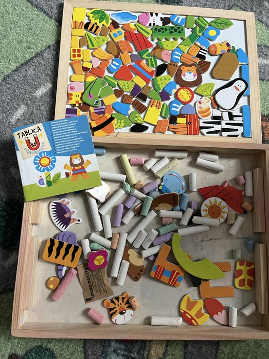 Zestaw Gra, zabawka Magnetic book tablica kredowo magnetyczna