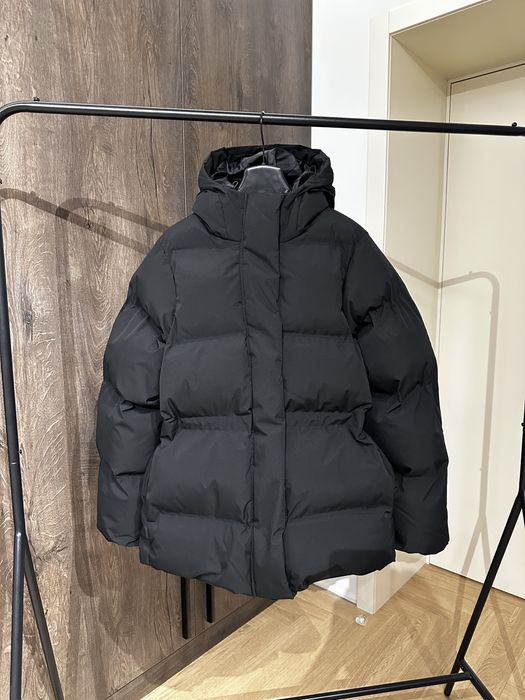 Пуховик пуфер оверсайз weekday XS, S, M куртка зимова з поясом