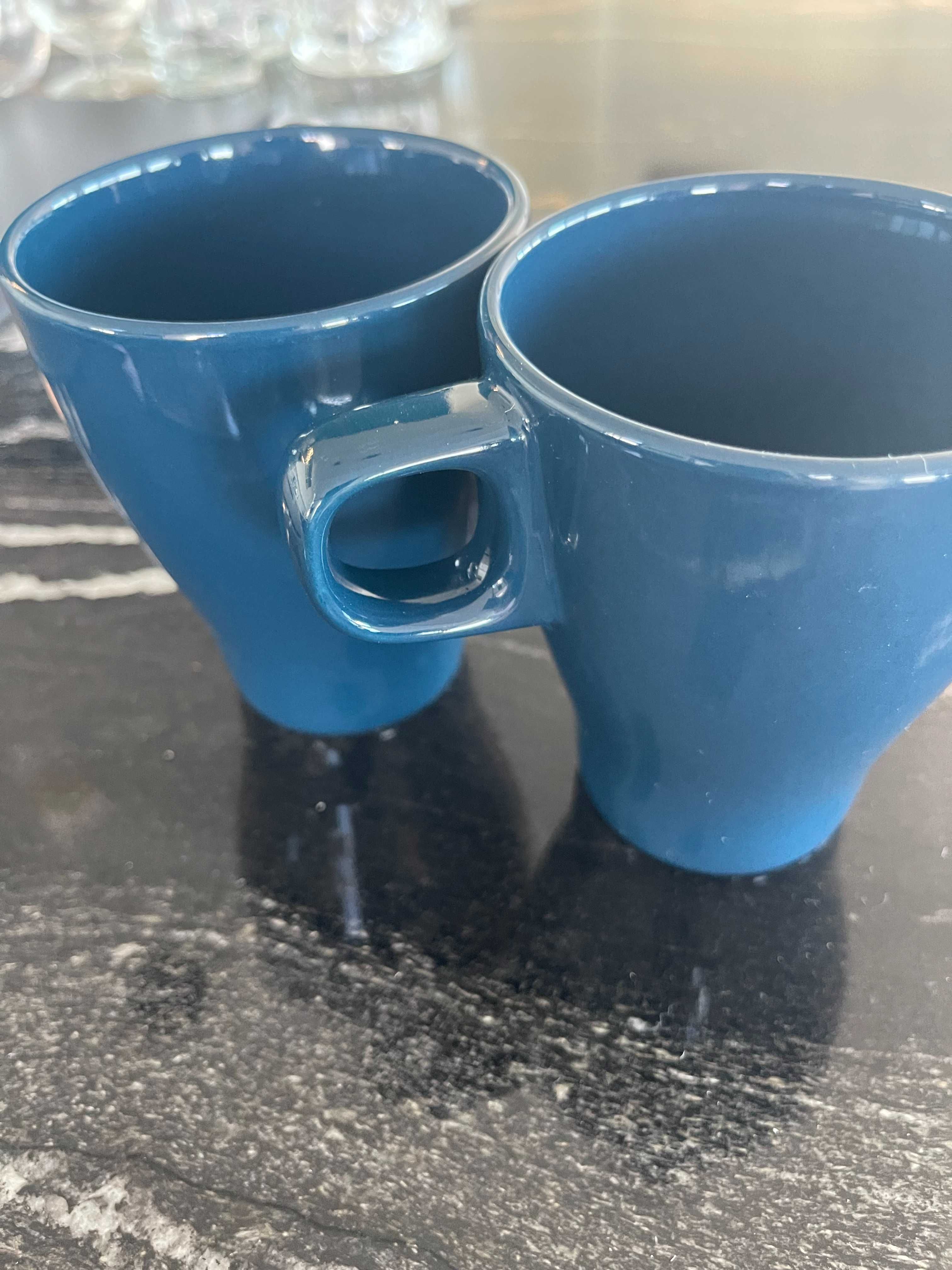 Conjunto de 2 canecas azuis IKEA